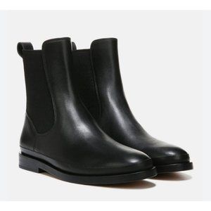 Vince Black Leather Booties